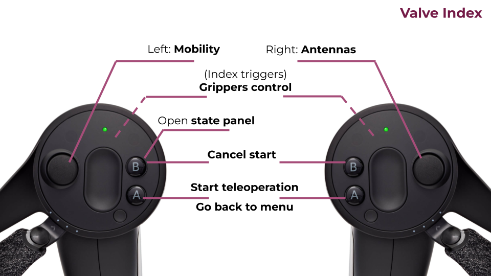 Valve Index controller mapping