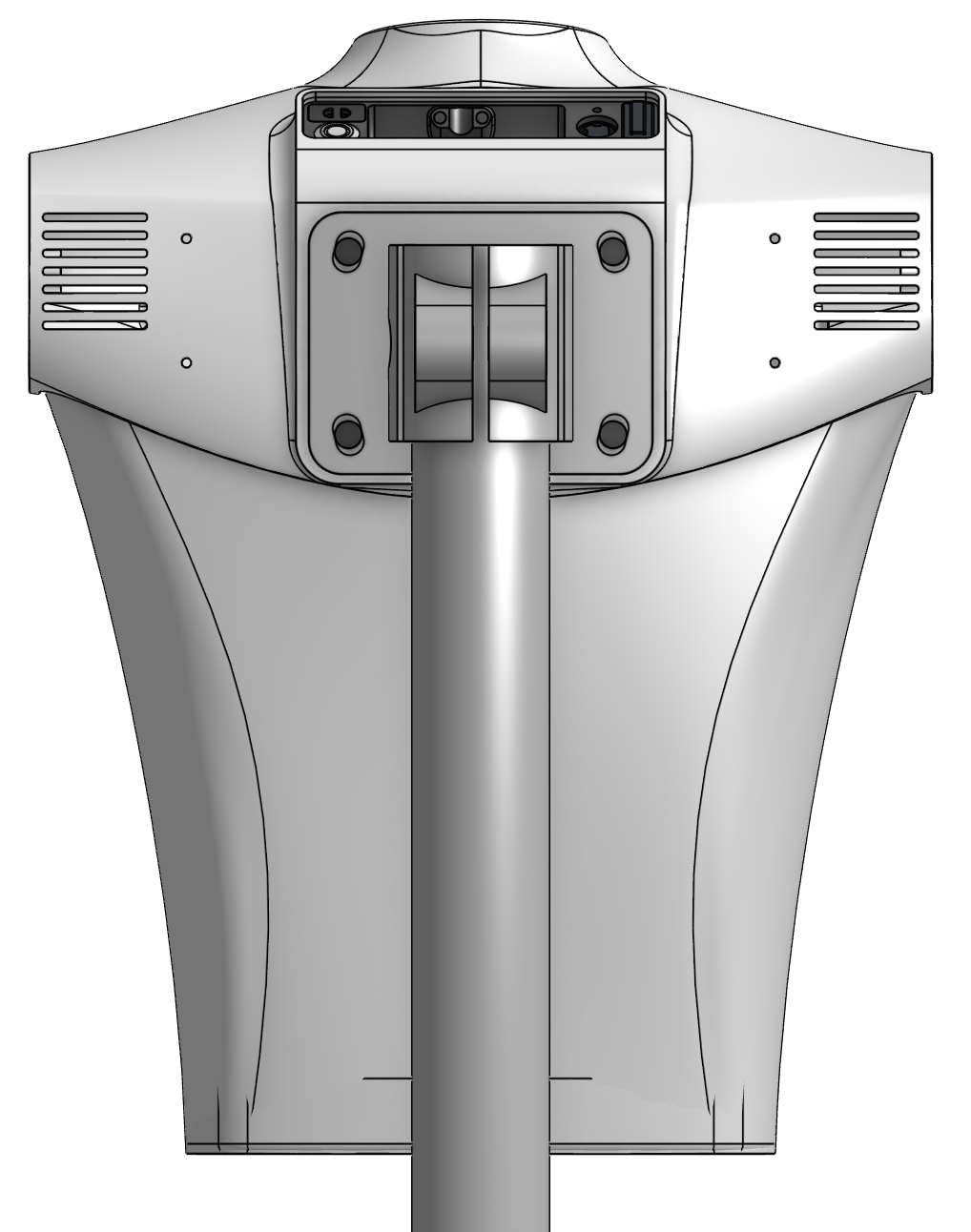 Reachy's back fixation onshape