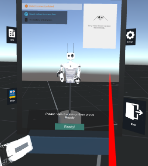 Not connected to Robot